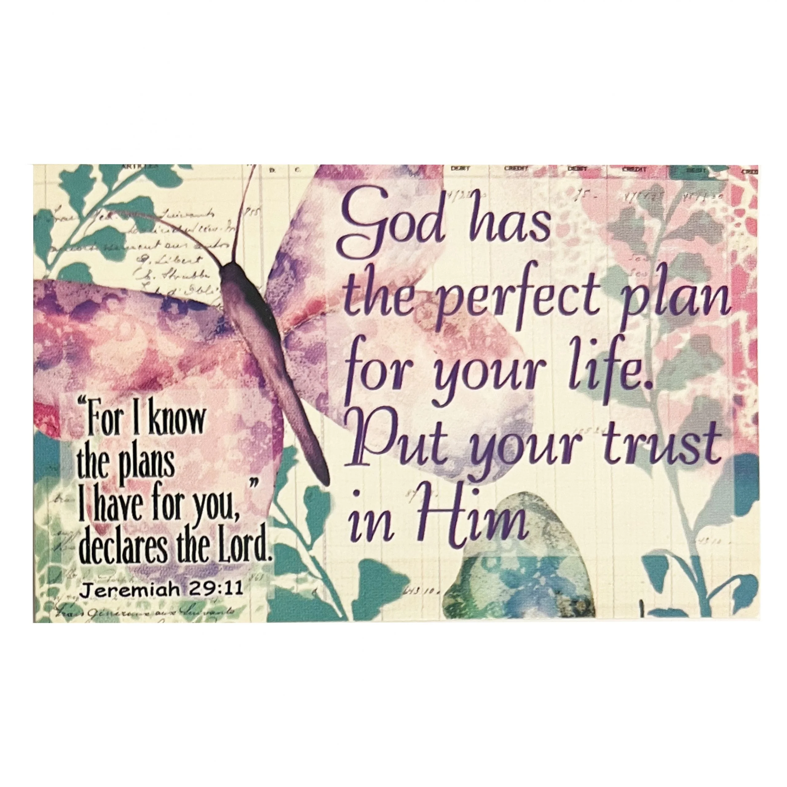 Prayer Card - Perfect Plan