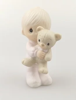 Enesco - Jesus Loves Me Miniature Figurine (Boy)