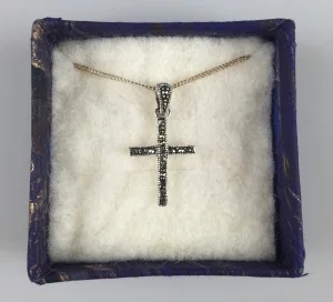 Tearfund - Sterling Silver Marcasite Cross Pendant
