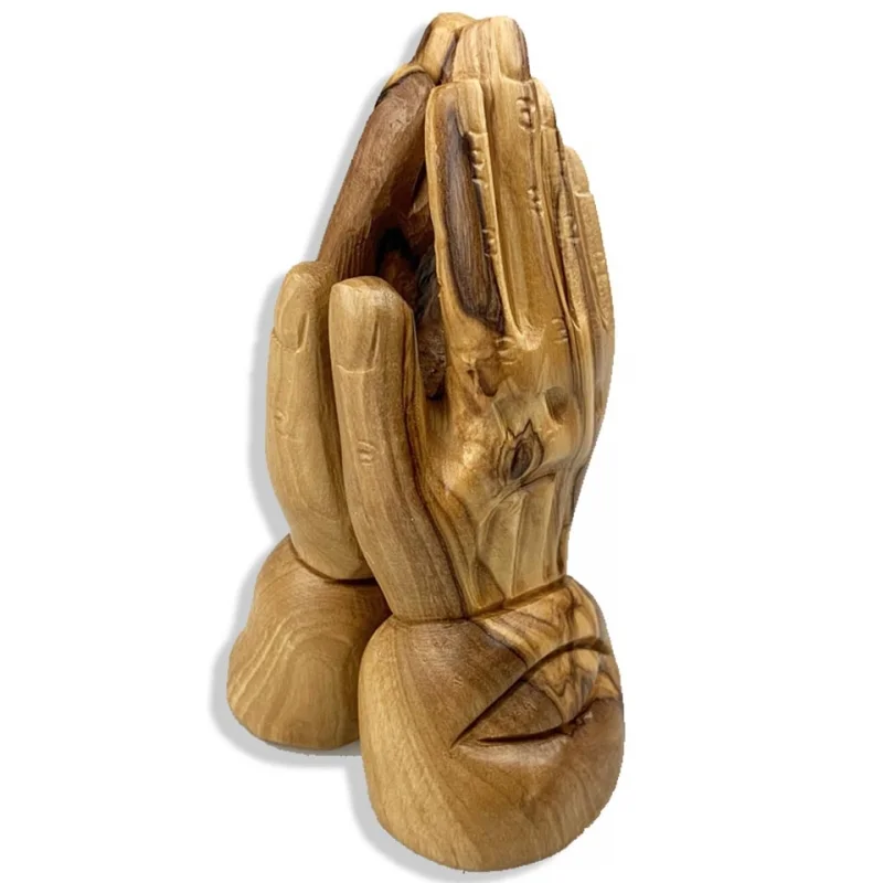 OLIVE WOOD - SMALL PRAYING HANDS (10.5cm)